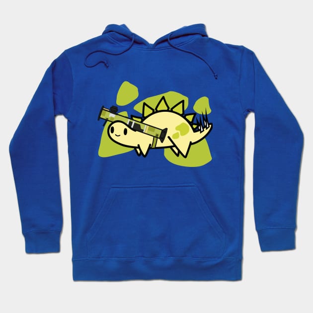 Armed Stegosaurus Steg-O Hoodie by FlamingFox